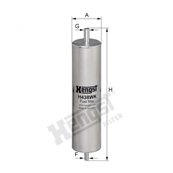 Hengst Fuel Filter, H438WK H438WK